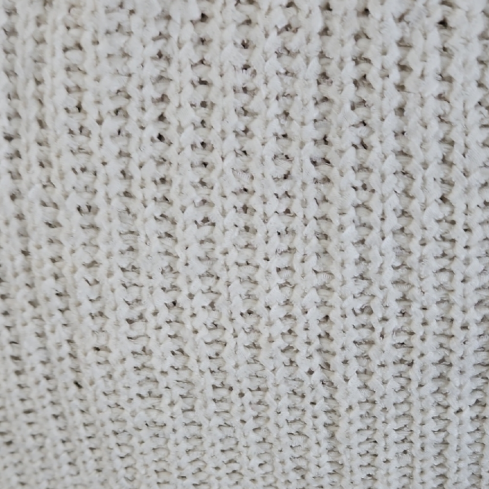 Cream Ribbed Crop Tank Top - Picture 6 of 6